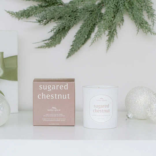 Boho + Glow | Sugared Chestnut Candle