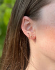 Horse Shoe Studs | Solid Gold