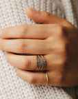 14k Serendipity Ring Emerald