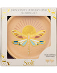 Jewelry Dish & Stud Earring Set - Dragonfly/Terracotta
