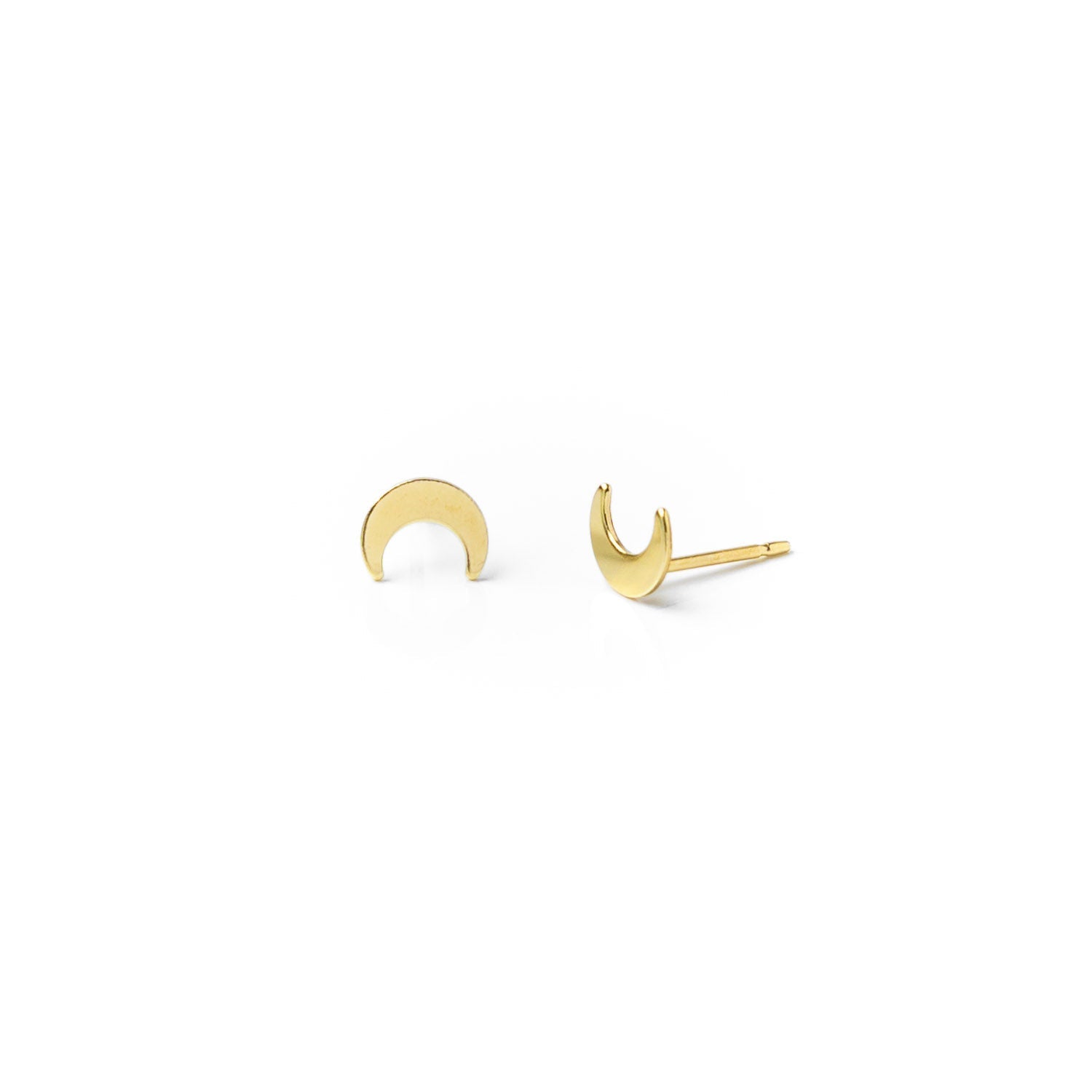 Luna Studs: 14K Gold