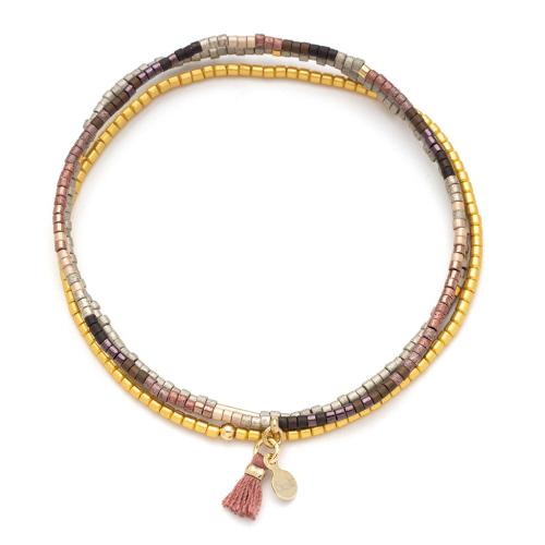 Miyuki Bracelet Trio (various colours)