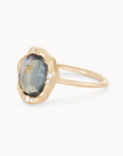 Labradorite Mood Ring | 14K Gold