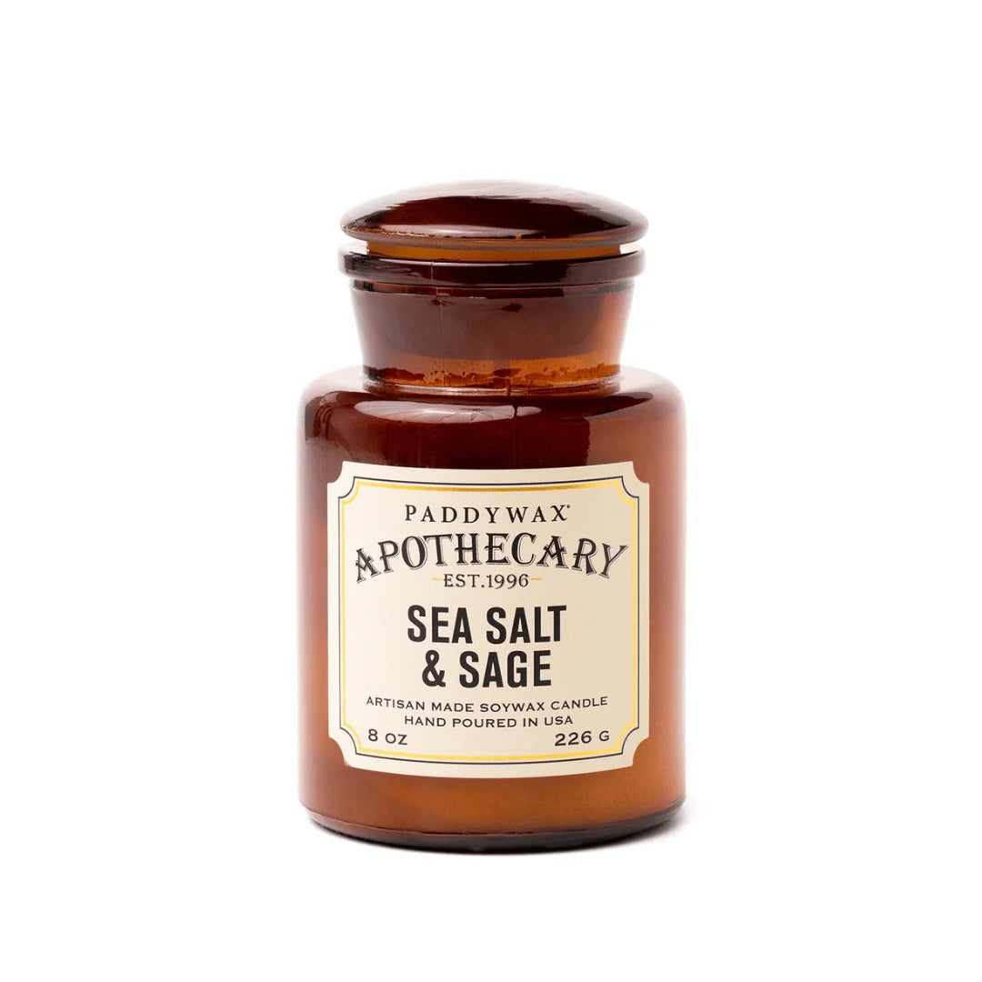 Sea Salt &amp; Sage Apothecary 8 oz Candle