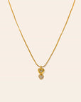 Puff Double Heart Necklace