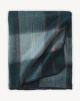 Pokoloko | Large Throw Blanket: Retro Grey Plaid