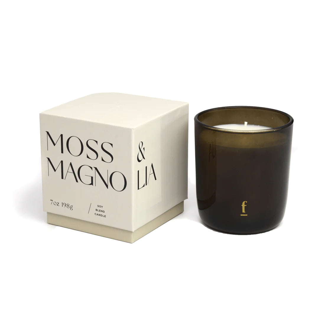 Amber Votive Candle: Moss &amp; Magnolia