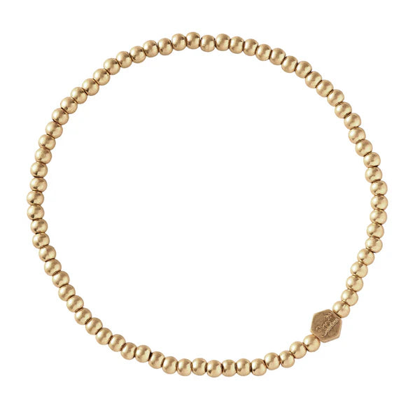 Mini Metal Stacking Bracelet - Ball Beads