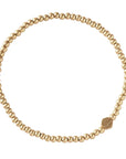 Mini Metal Stacking Bracelet - Ball Beads