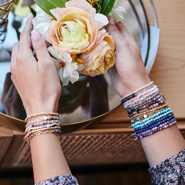 Mini Metal Stacking Bracelet | Gold