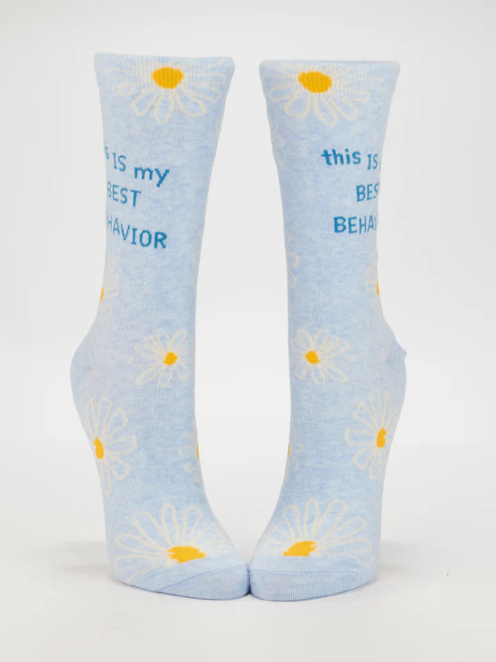 My Best Behaviour Crew Socks