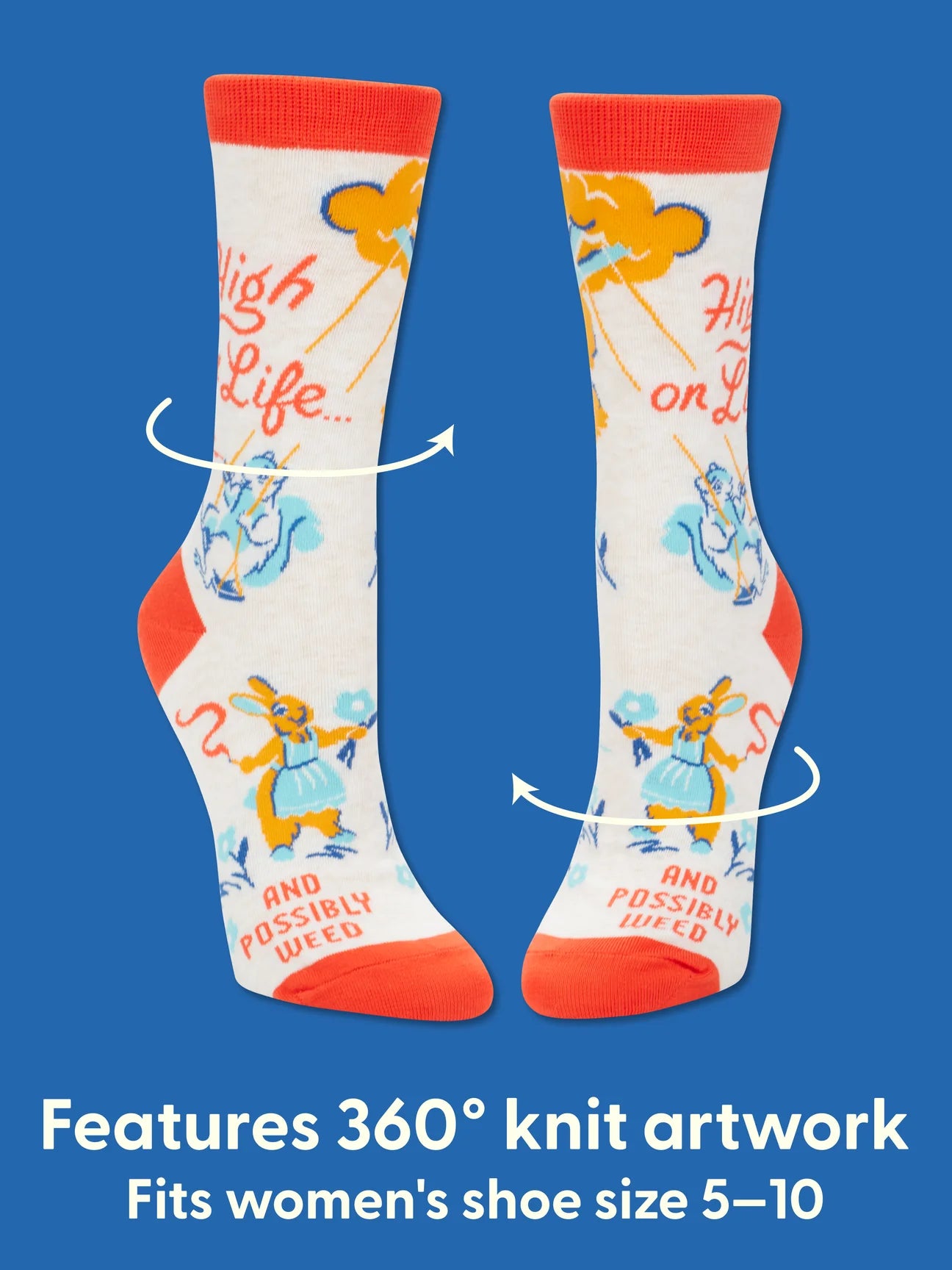 High On Life Crew Socks