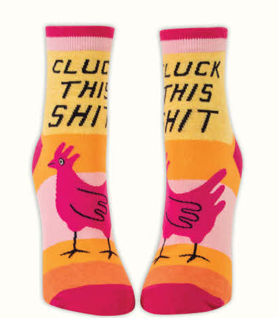 Cluck This Shit Ankle Socks - Women