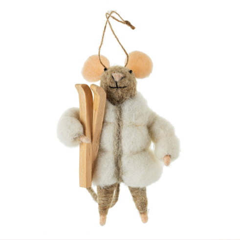 Montcler Mouse Felt Ornament