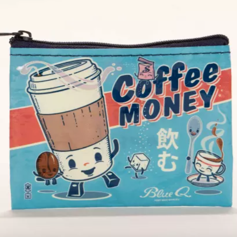 Coffee Money Coin Purse