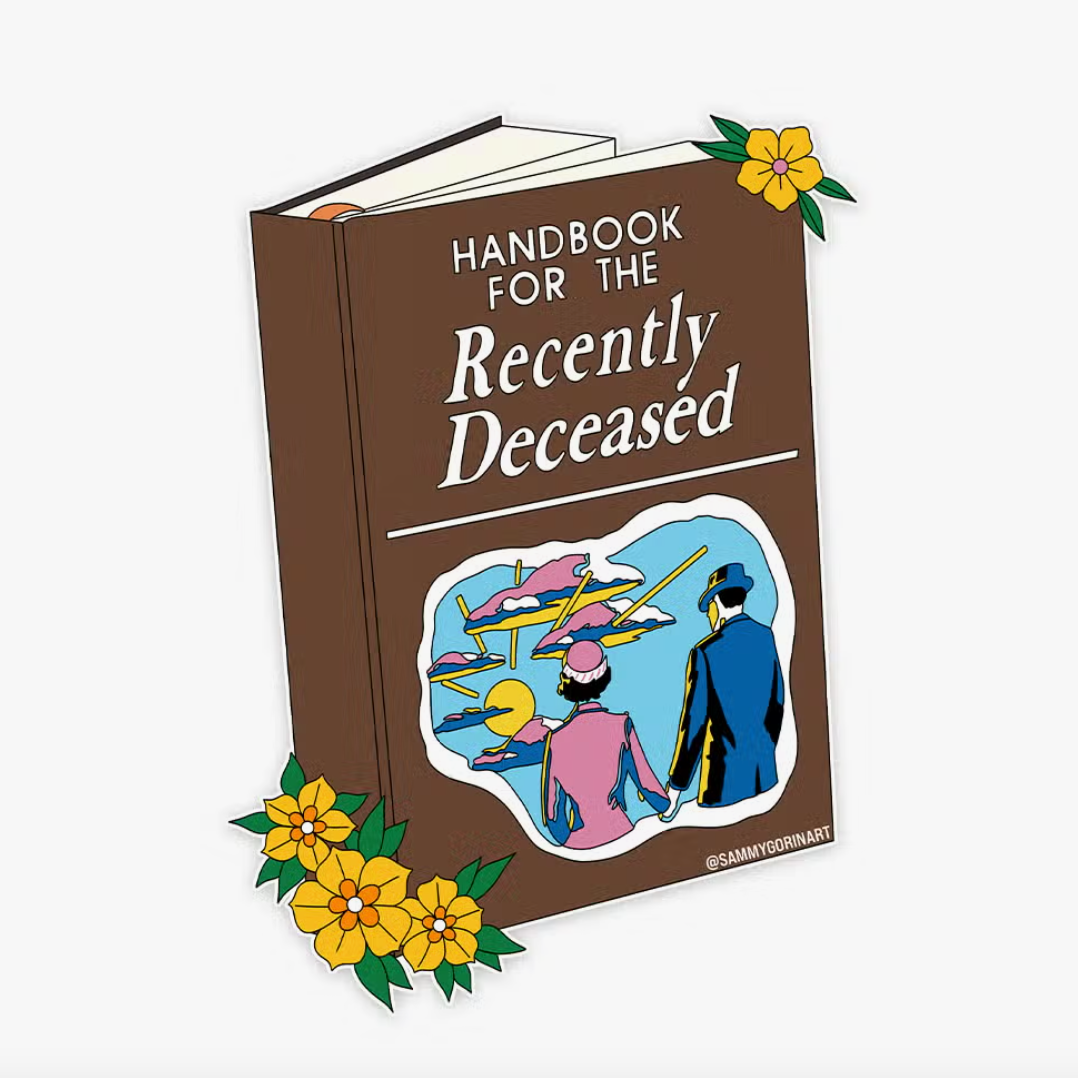 Handbook For The Recently Deceased Sticker