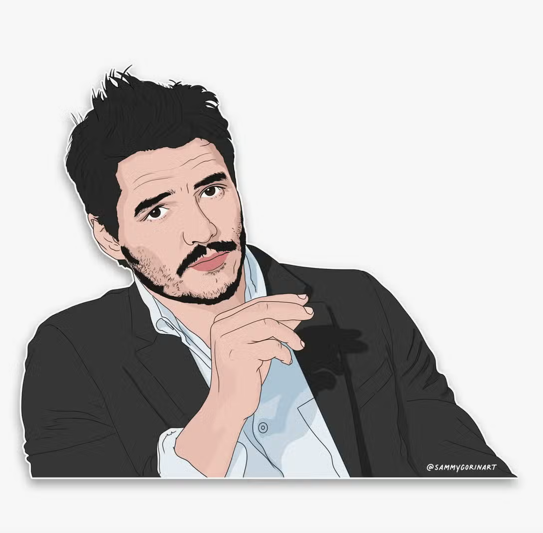 Pedro Pascal Sticker