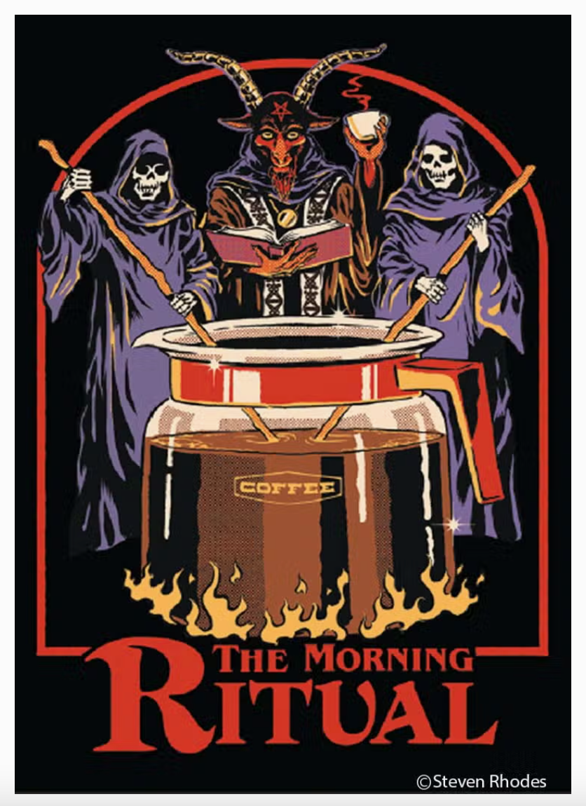 The Morning Ritual Magnet