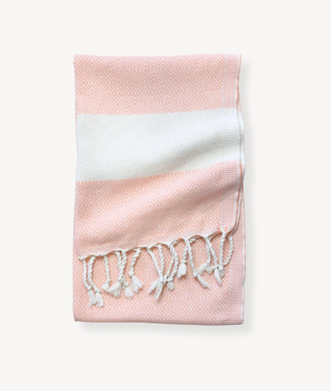 Turkish Towel | Diamond: Grapefruit