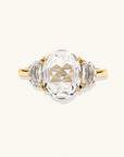 Epaulette Bold Ring | White Topaz