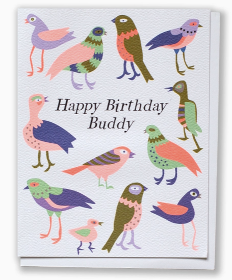 Happy Birthday Buddy | Greeting Card