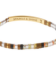 Good Karma Bracelet | Sparkle & Shine: Topaz/Gold