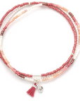 Miyuki Bracelet Trio | Blush Multi/Silver