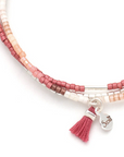 Miyuki Bracelet Trio | Blush Multi/Silver