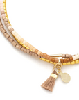 Miyuki Bracelet Trio | Desert Multi/Gold