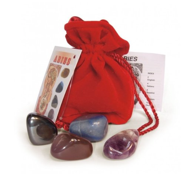 Astrological Crystal Pouch