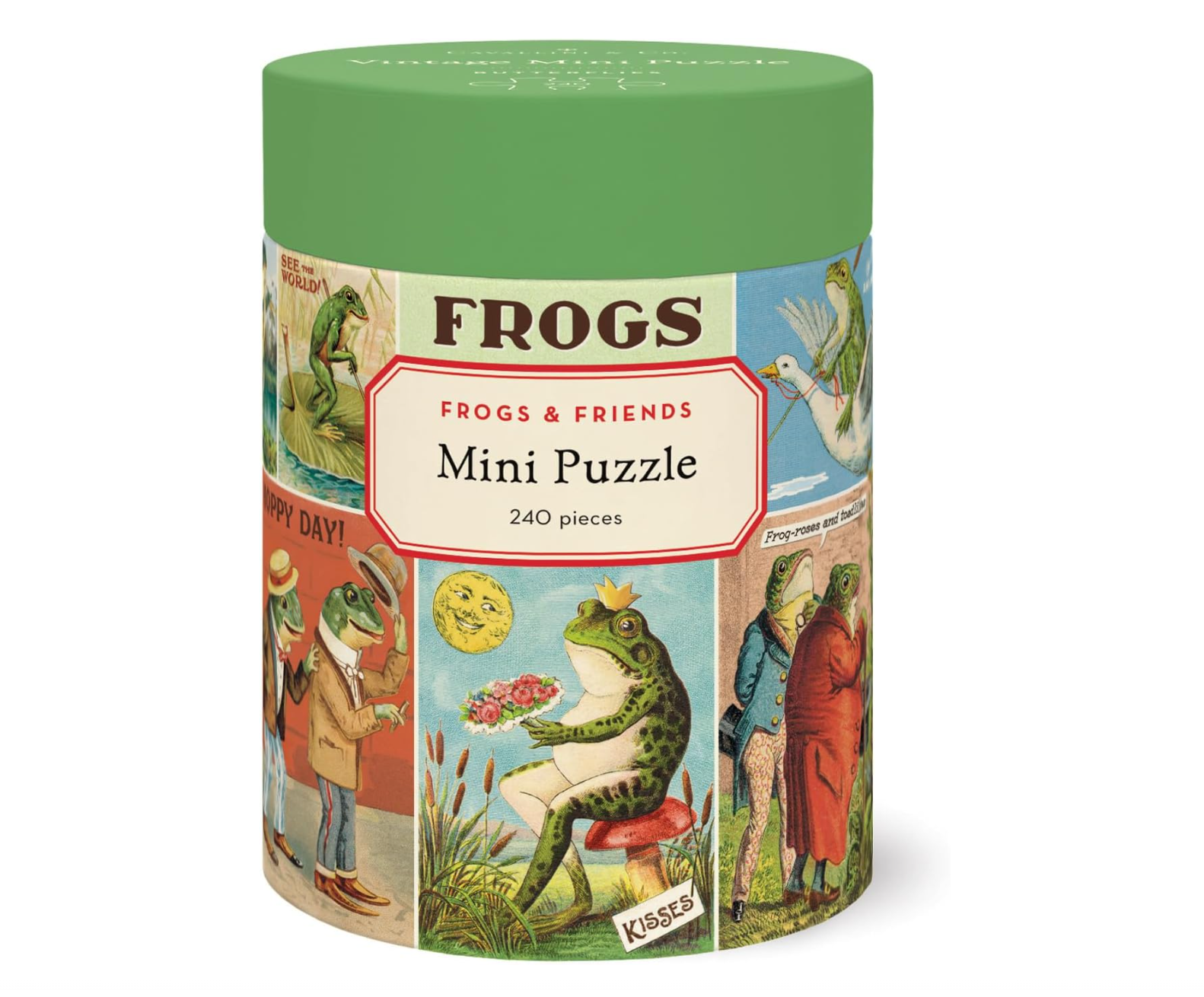 Mini Vintage Puzzle | Frogs &amp; Friends