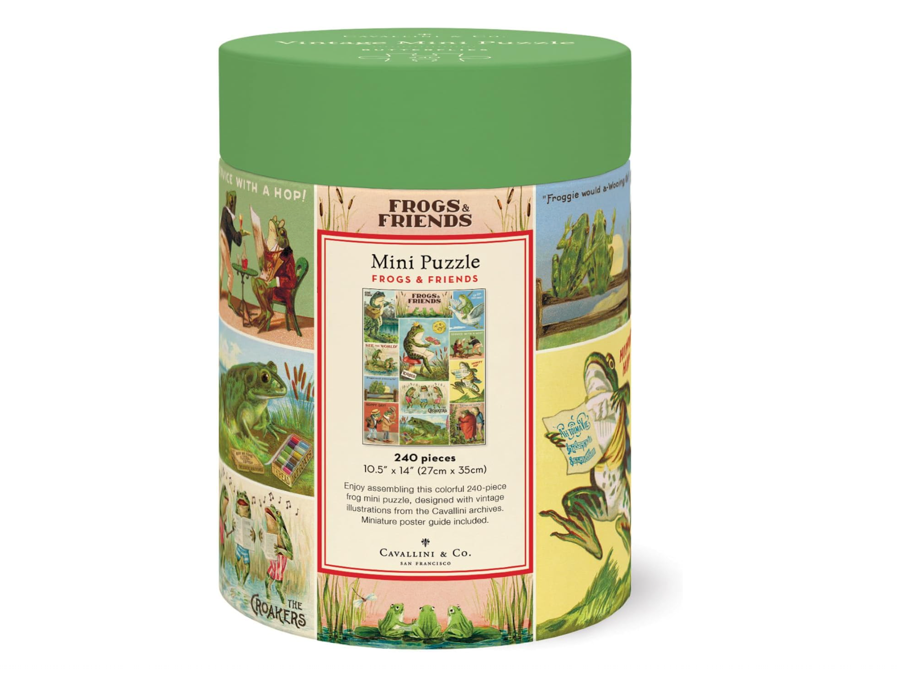 Mini Vintage Puzzle | Frogs &amp; Friends