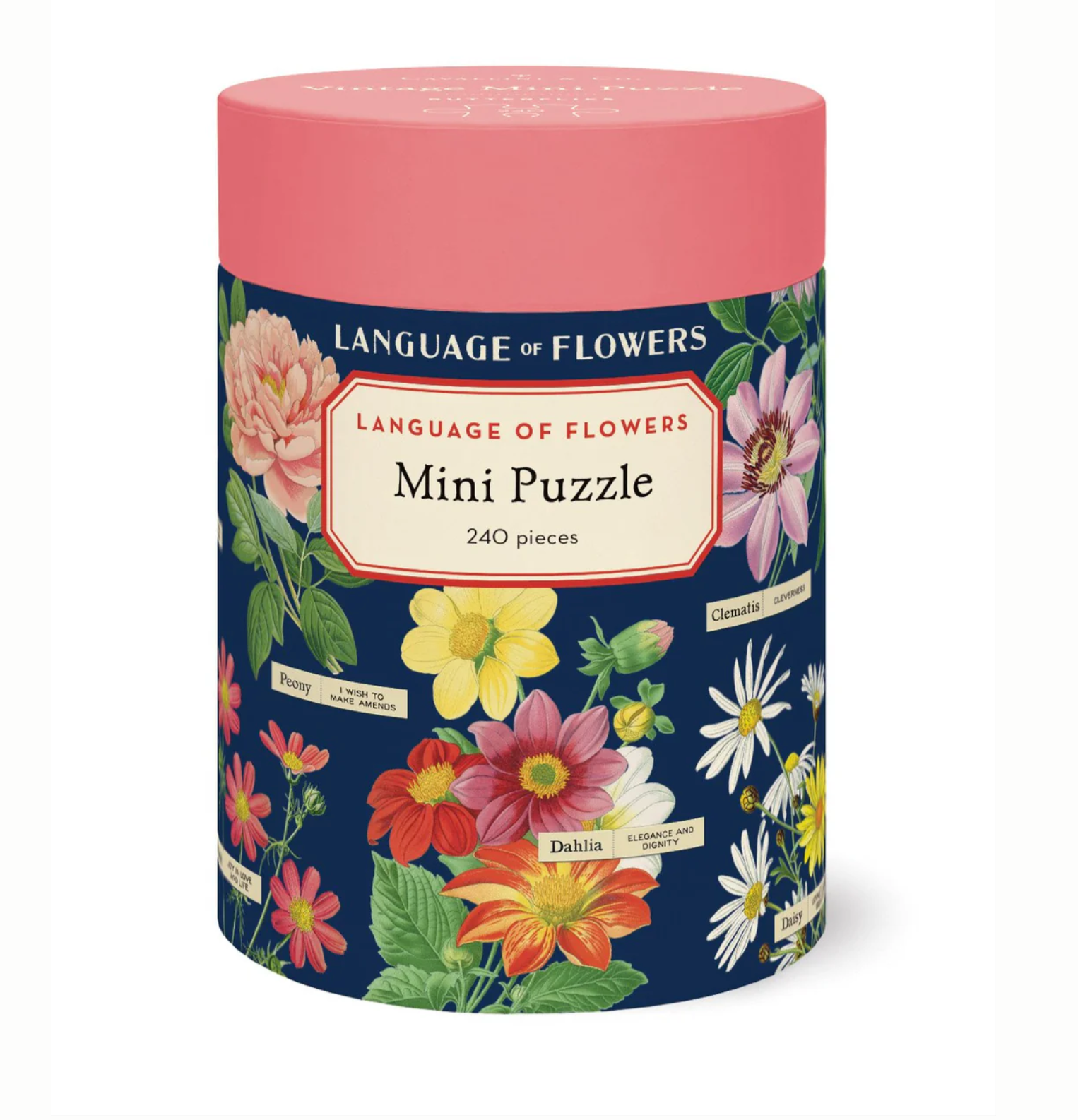 Mini Vintage Puzzle | Language of Flowers