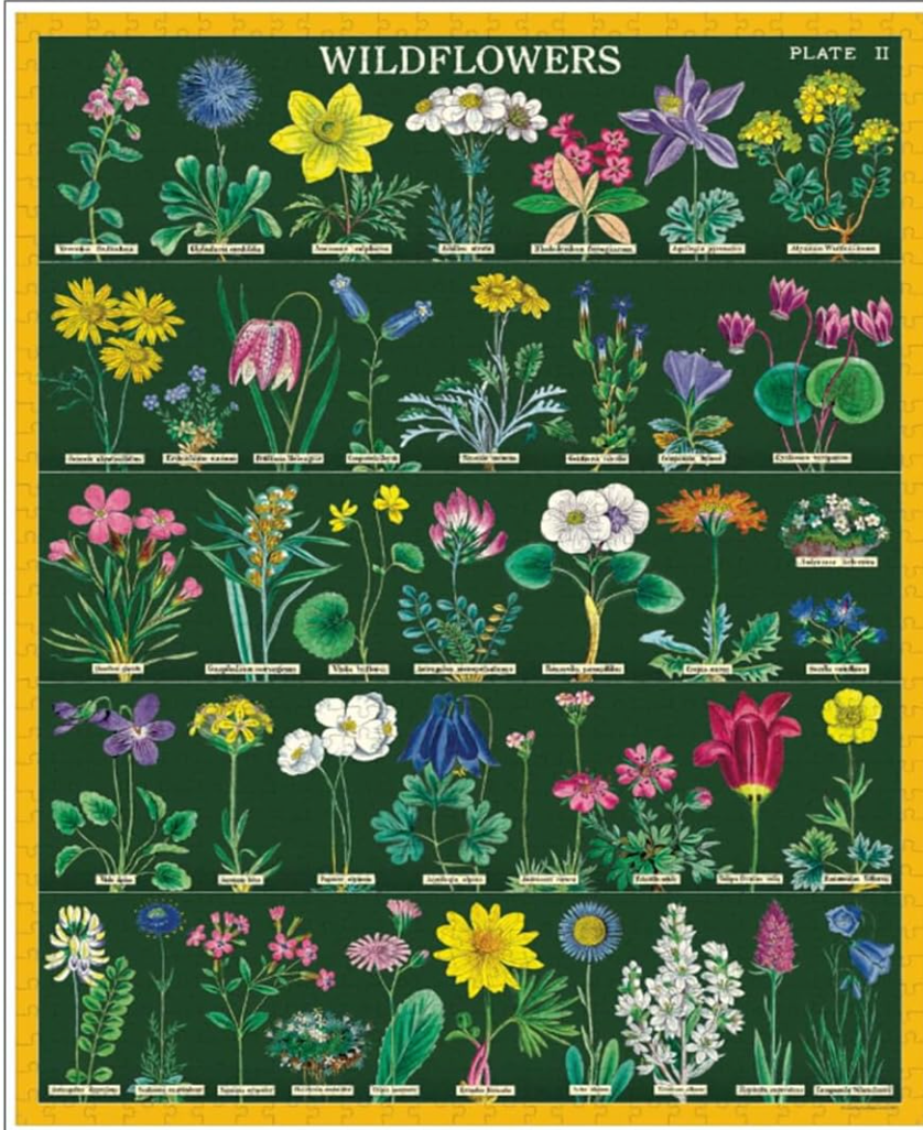 Vintage Puzzle | Wildflowers