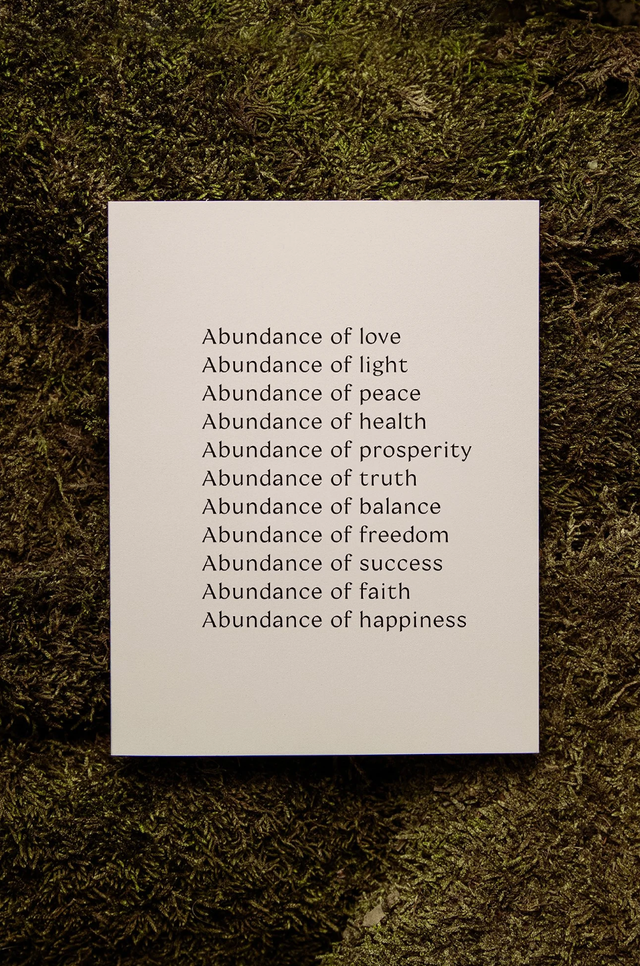 Abundance | Greeting Card