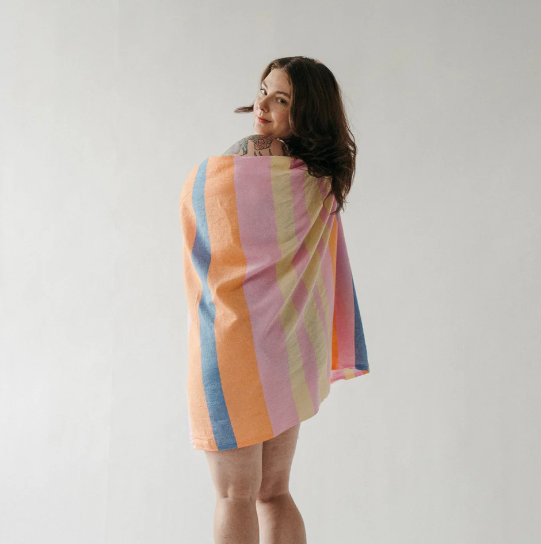 Magdalen Turkish Towel: Guava