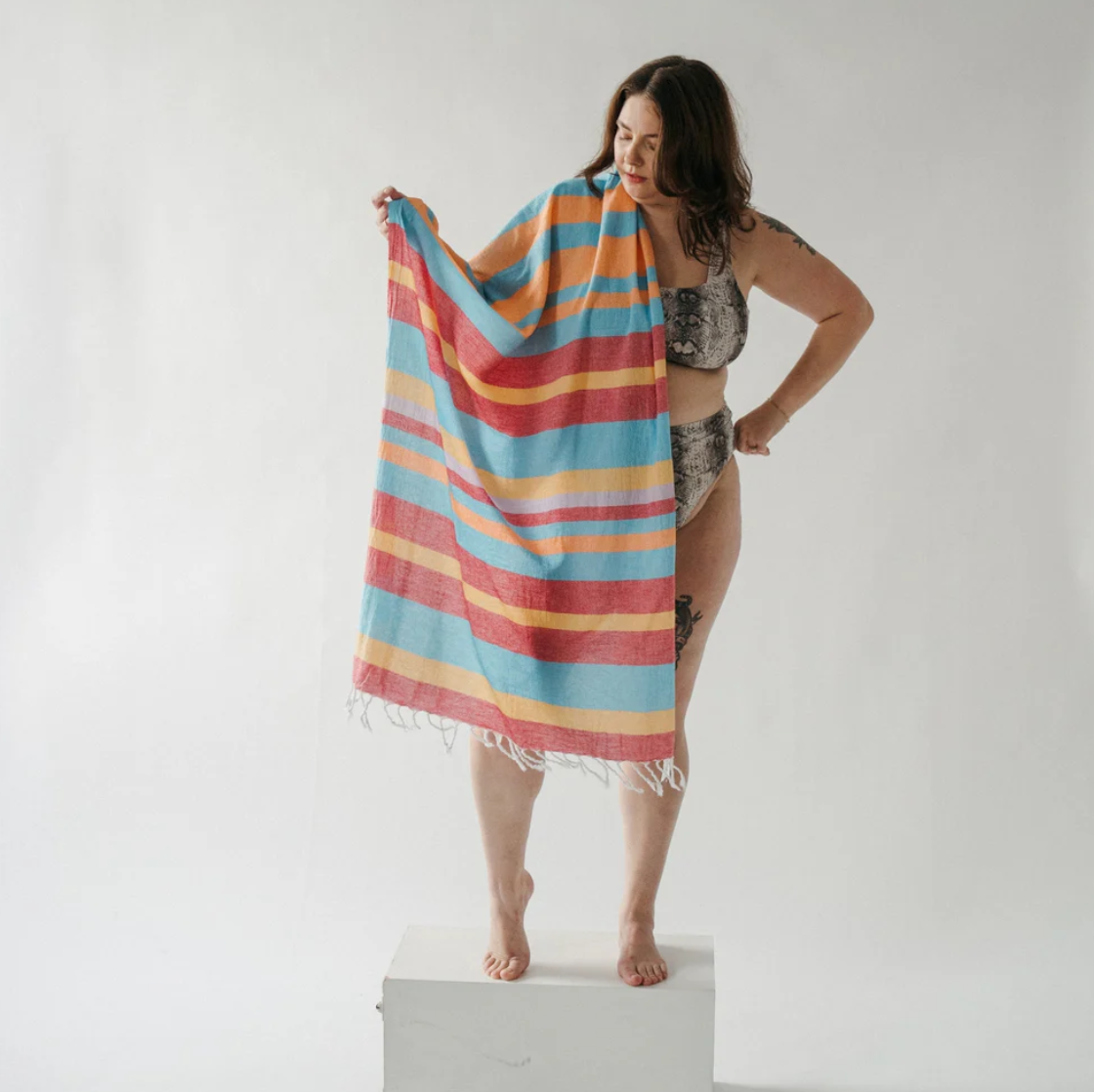 Magdalen Turkish Towel: Pineapple Punch