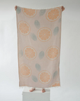 Turkish Towel: Orange Leaf