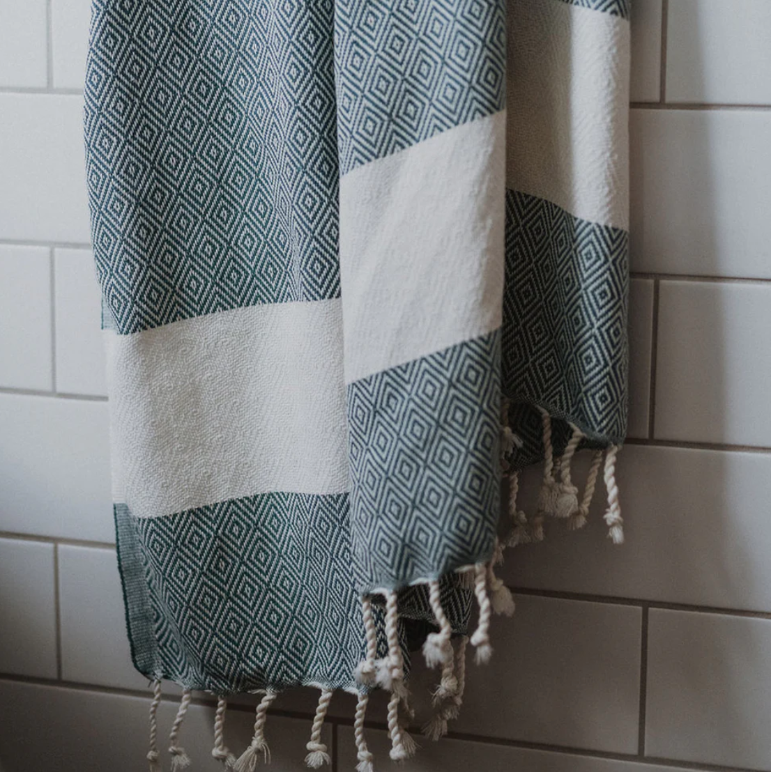 Turkish Towel | Diamond: Prussian