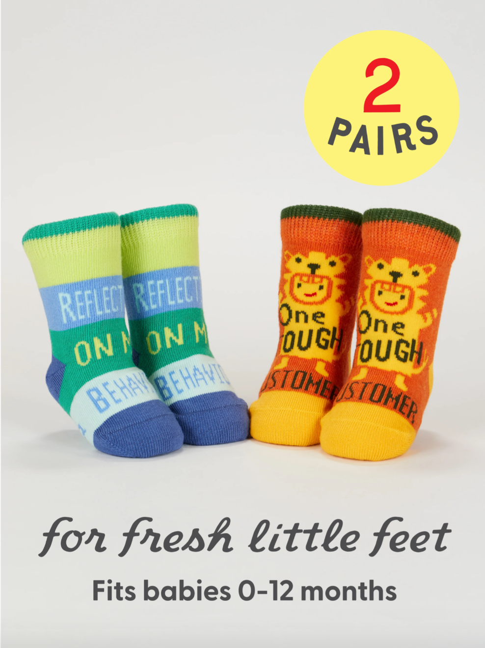 Blue Q | Customer/Behavior Baby Socks