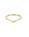 Chevron Ring | Solid Gold