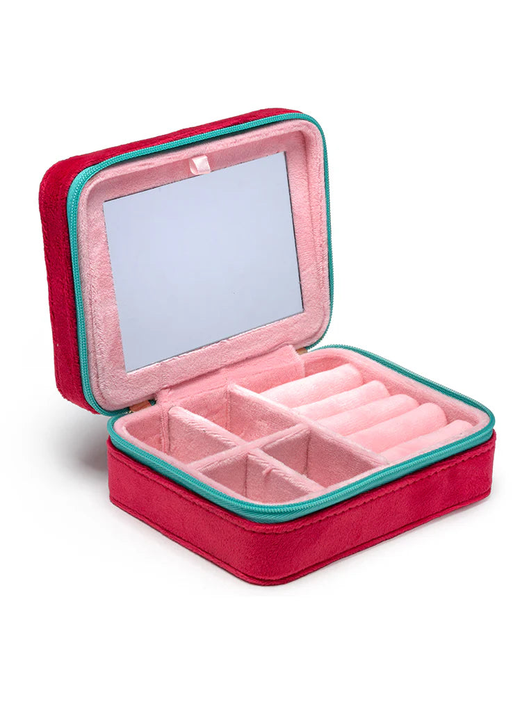 Velvet Jewelry Organizer - Strawberry