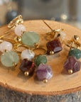 Halo Gemstone Drop | Amethyst