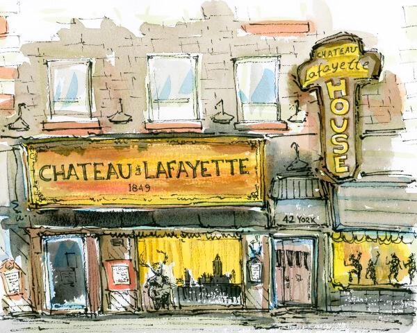 Château Lafayette Print