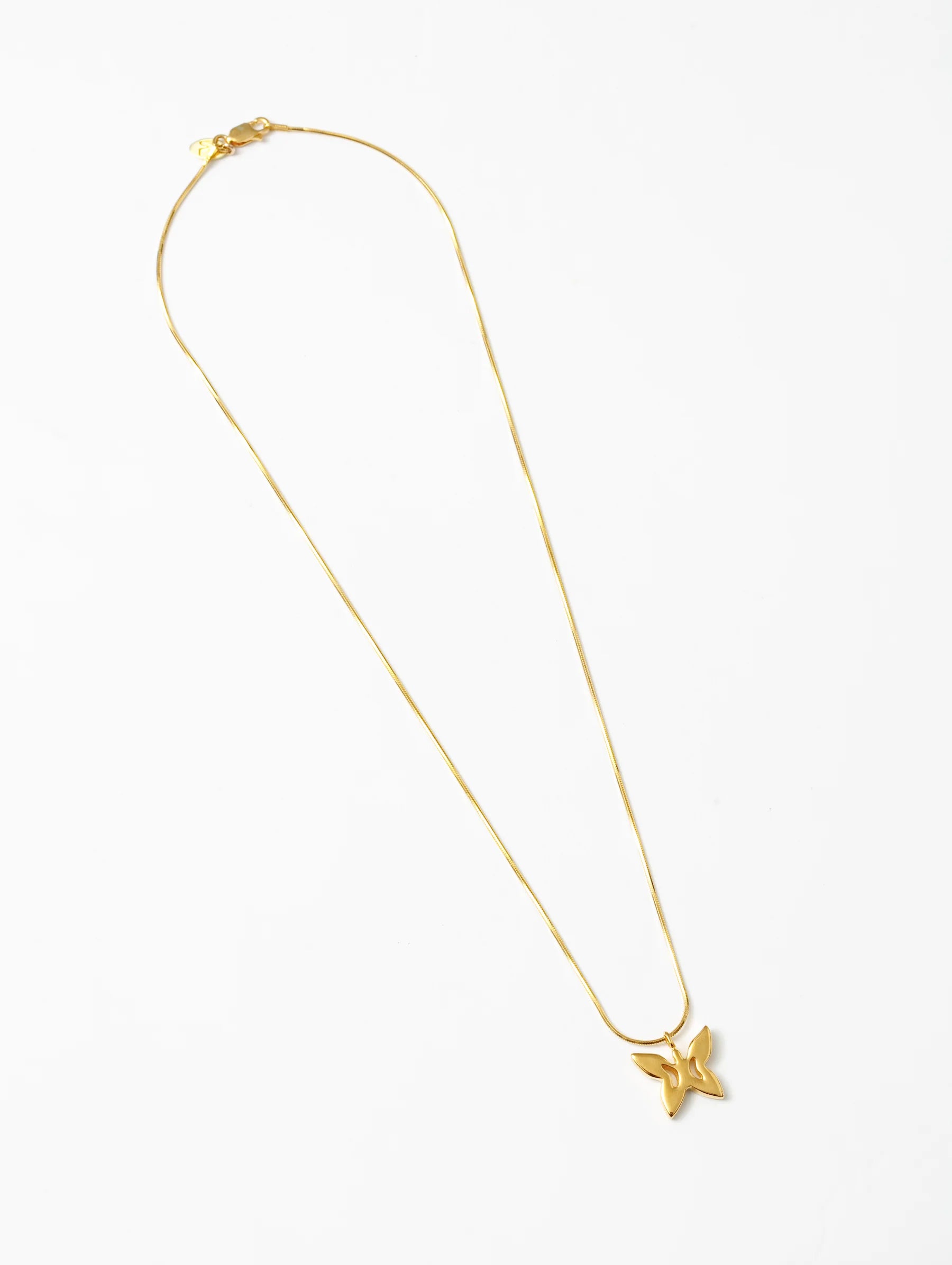 Butterfly Necklace: Gold