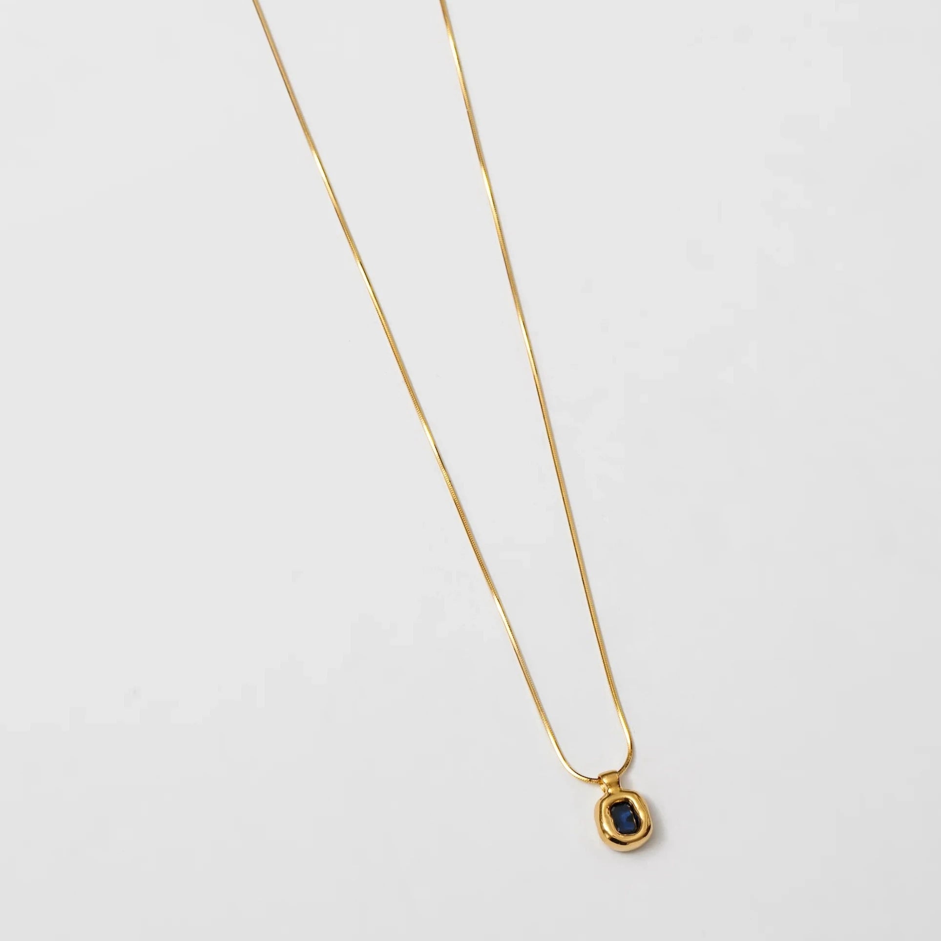 Freya Necklace in Blue &amp; Gold