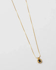 Freya Necklace in Blue & Gold