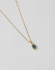Uma Necklace | Blue Topaz and Gold