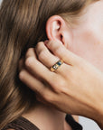 Bryce Ring: Blue/Gold