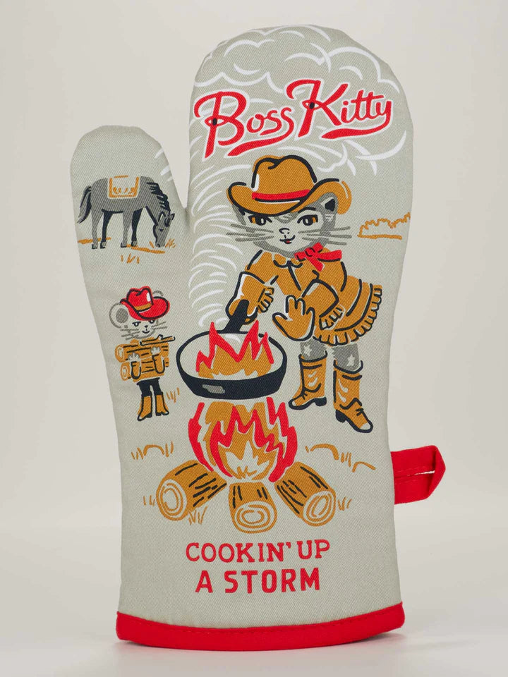 Bossy Kitty | Oven Mitt